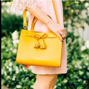 Kate Spade Small Satchel Sunflower Crossbody NWT